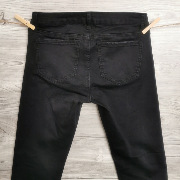 SIZE 27 Black Tape, Low-Rise, Black Skinny Jeans NWT - Picture 9 of 11
